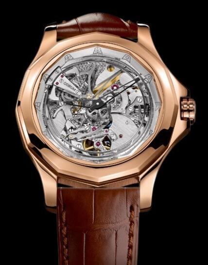 Corum Admiral's Cup Legend 46 Minute Repeater Acoustica Replica Watch 102.101.55/0001 AK12 Red Gold - Alligator Bracelet